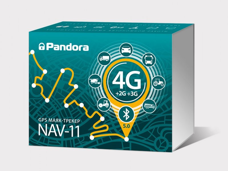 Pandora NAV-11 – новый 4G GPS-трекер с питанием от бортсети и аварийным питанием