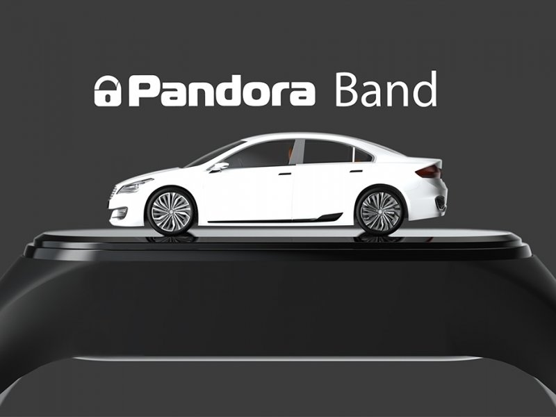 Pandora Band. Удобный фитнес-браслет с функциями Bluetooth-брелока для автосигнализаций Pandora